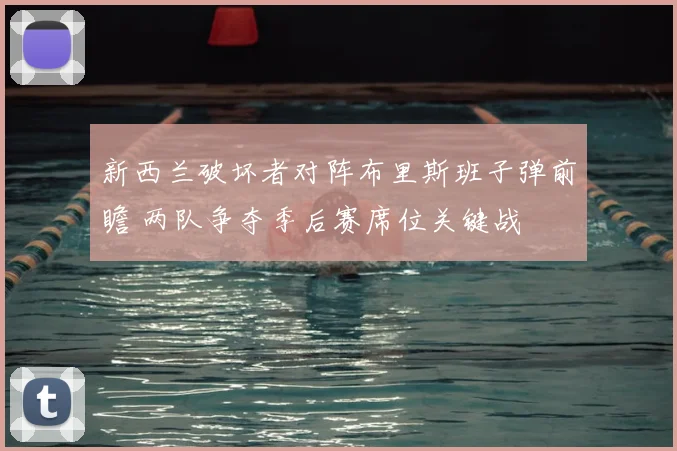 新西兰破坏者对阵布里斯班子弹前瞻 两队争夺季后赛席位关键战